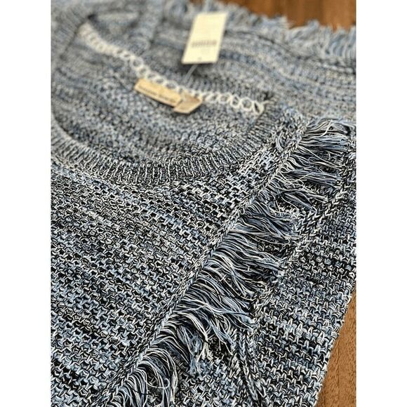 NEW Anthropologie Holding Horses Womens Small Fringed Sweater Dress - Picture 5 of 6